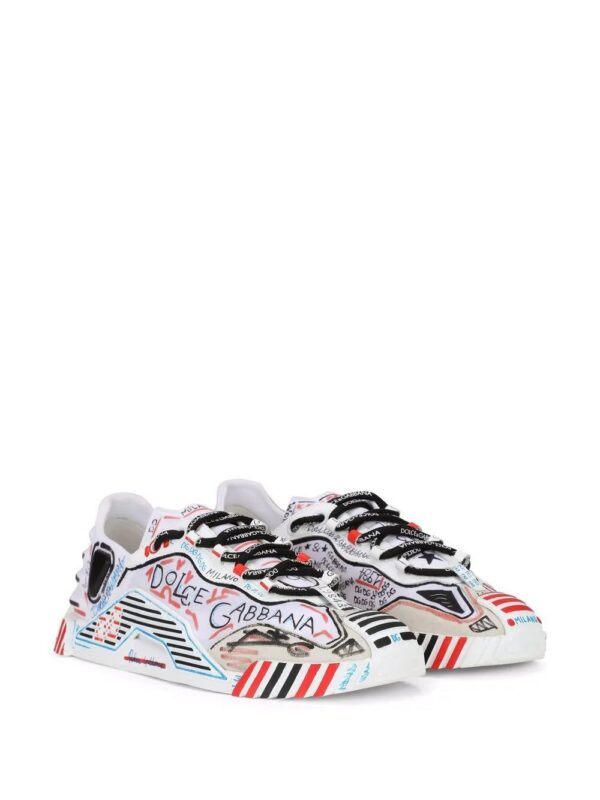 Dolce & gabbana  Milano NS1 hand-painted sneakers