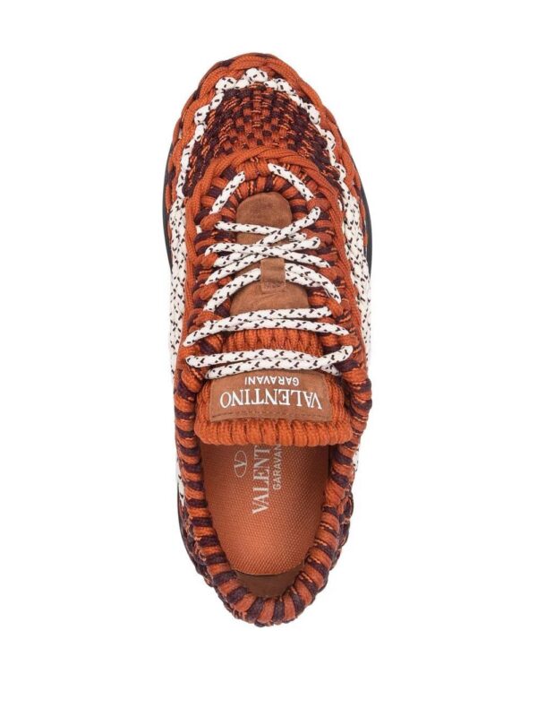16804217_33246313_1000.jpg Valentino Garavani crochet low-top sneakers