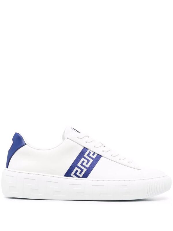 16806654_34569650_1000.jpg Versace Greca stripe low-top sneakers