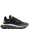 16818272_34844173_1000.jpg Versace Trigreca panelled cut-out sneakers