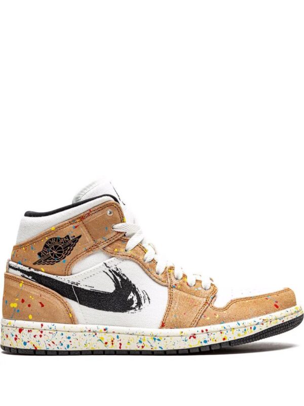 Jordan  Air Jordan 1 Mid "Brushstroke" sneakers