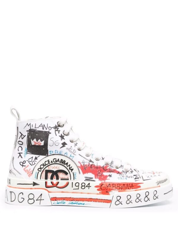 17350079_35823453_1000.jpg Dolce & gabbana Portofino Light graffiti-print sneakers