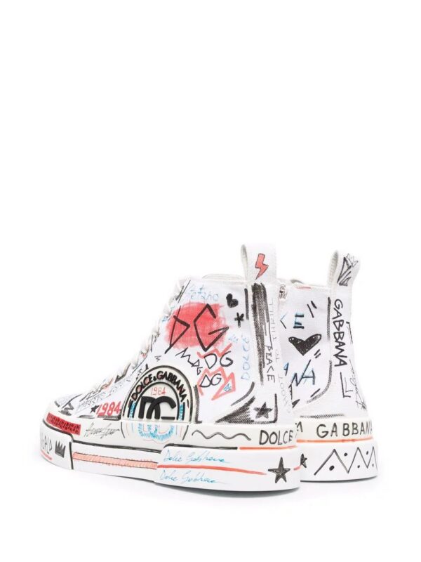 17350079_35825222_1000.jpg Dolce & gabbana Portofino Light graffiti-print sneakers