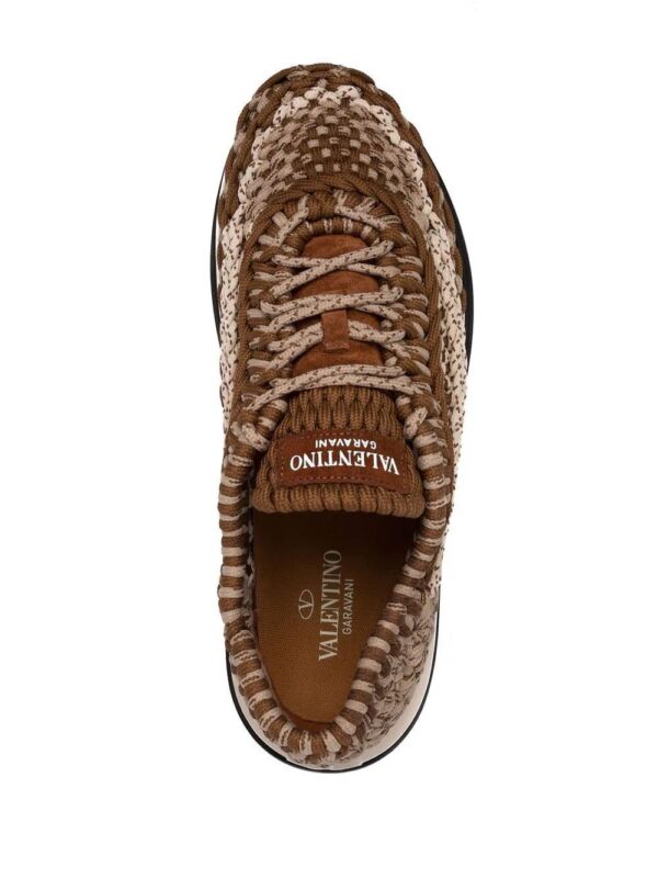 17584399_37242776_1000.jpg Valentino Garavani crochet low-top sneakers