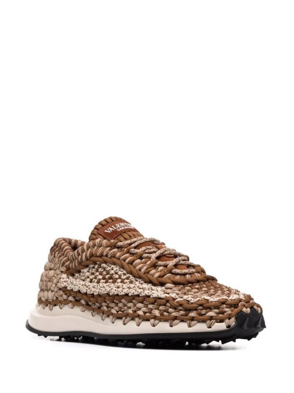 17584399_37245335_1000.jpg Valentino Garavani crochet low-top sneakers