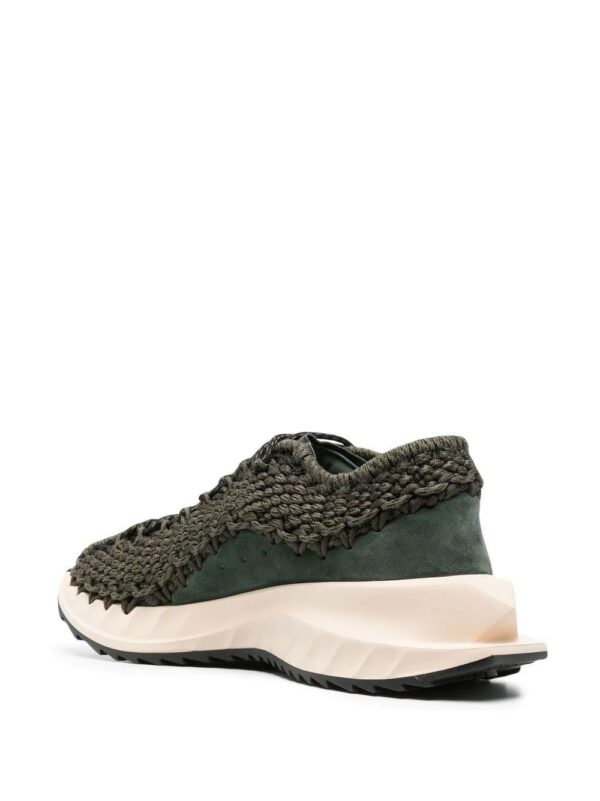 18046262_40957632_1000.jpg Valentino Garavani crochet-design lace-up sneakers