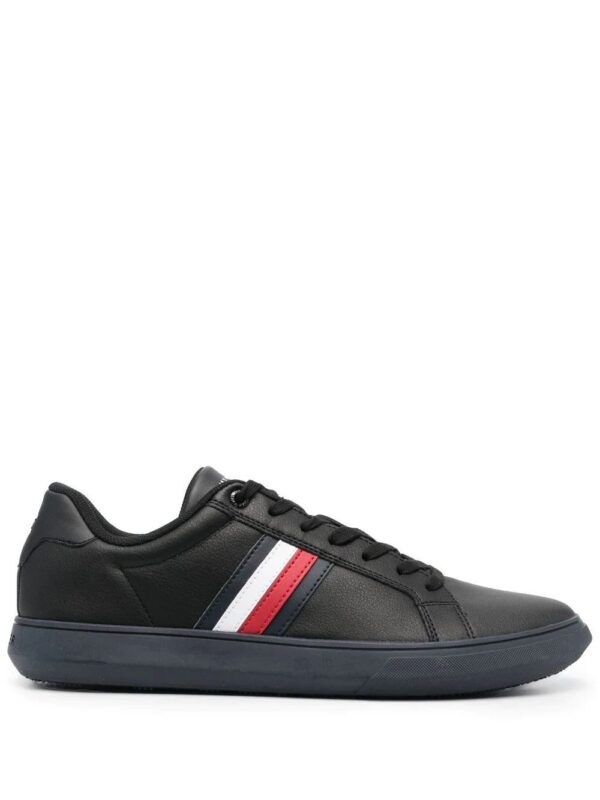18500373_41845927_1000.jpg Tommy Hilfiger Corporate logo-stripe sneakers