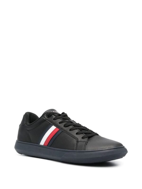 18500373_41847614_1000.jpg Tommy Hilfiger Corporate logo-stripe sneakers