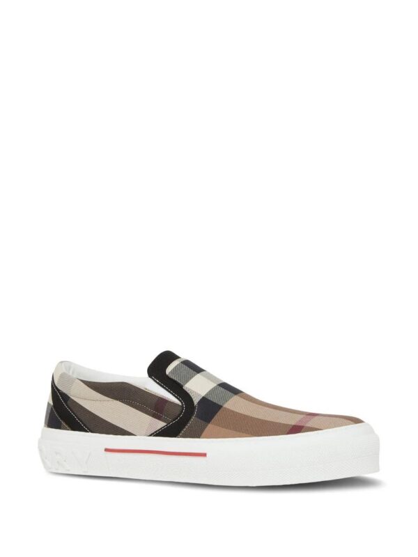 18597025_40645222_1000-1.jpg Burberry checked slip-on sneakers