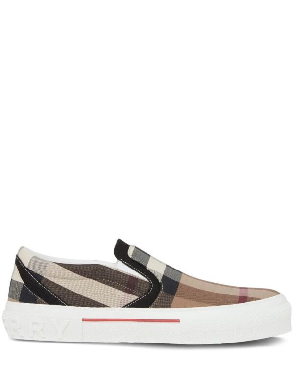 18597025_40646448_1000-1.jpg Burberry checked slip-on sneakers