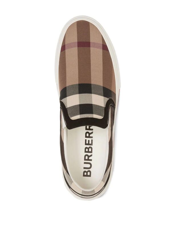 18597025_40646454_1000-1.jpg Burberry checked slip-on sneakers