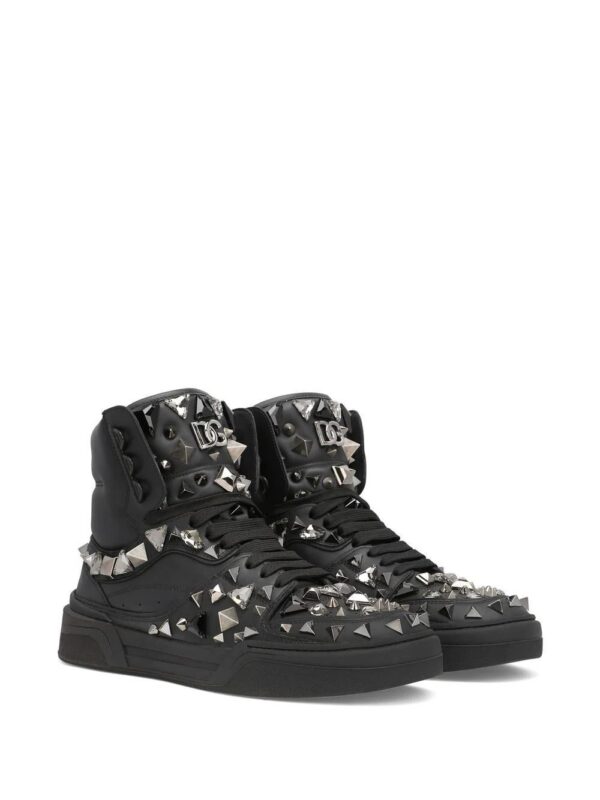18664780_40415745_1000.jpg Dolce & gabbana DG logo studded high-top sneakers