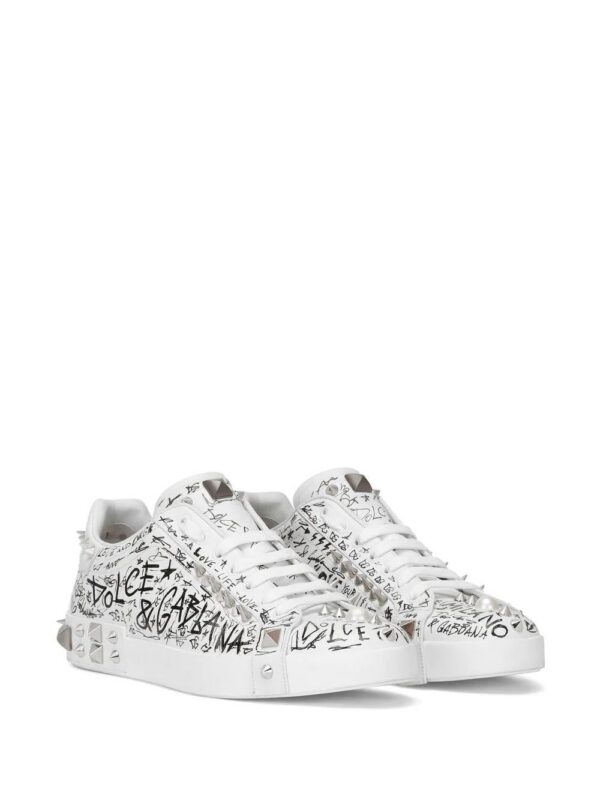 18664790_40415805_1000.jpg Dolce & gabbana Portofino stud-embellished sneakers