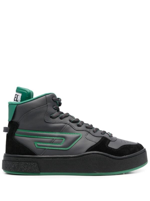 18708737_43441715_1000.jpg Diesel logo-patch high-top sneakers