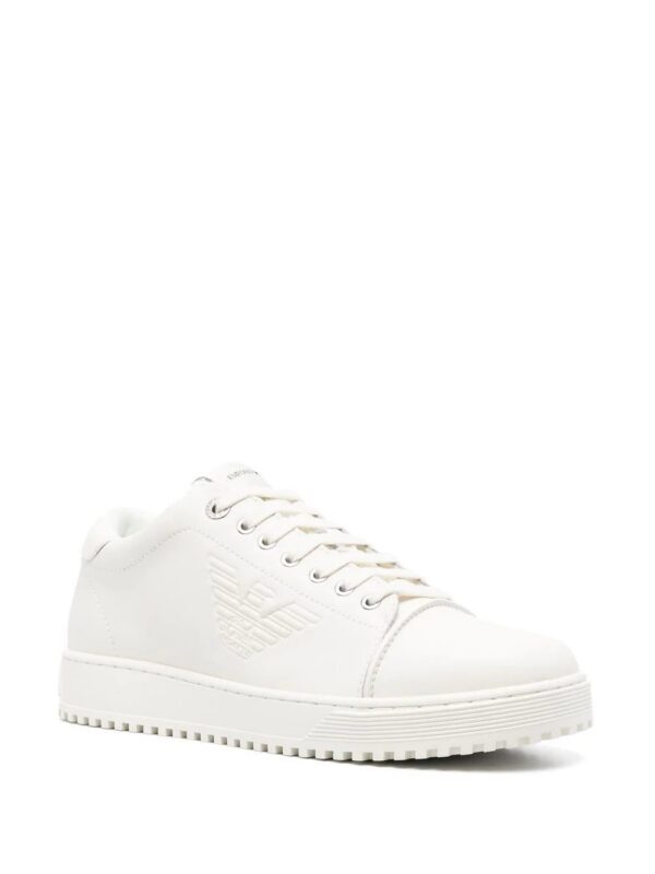 Emporio Armani logo-embossed low-top sneakers