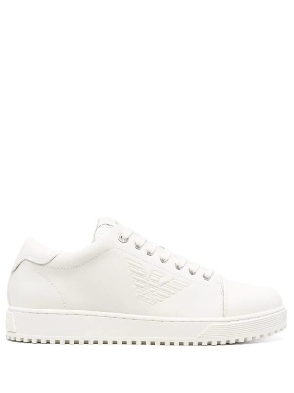 Emporio Armani logo-embossed low-top sneakers