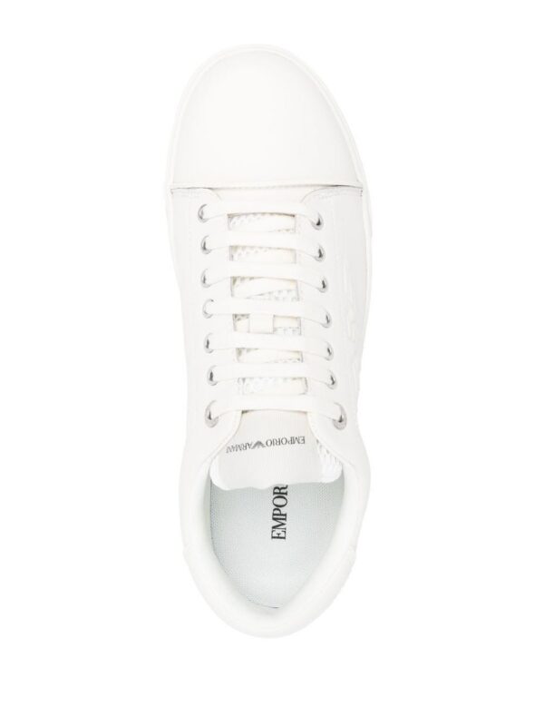 Emporio Armani logo-embossed low-top sneakers