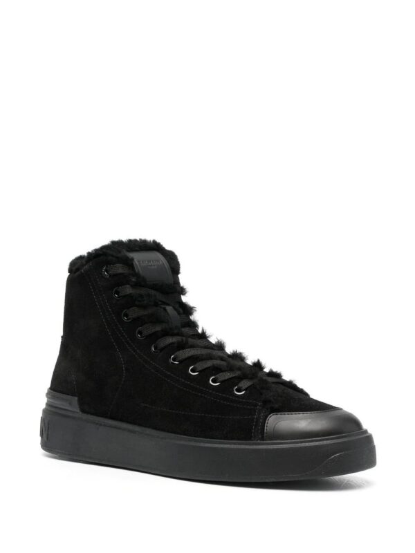 18874512_40996312_1000.jpg Balmain high-top suede sneakers