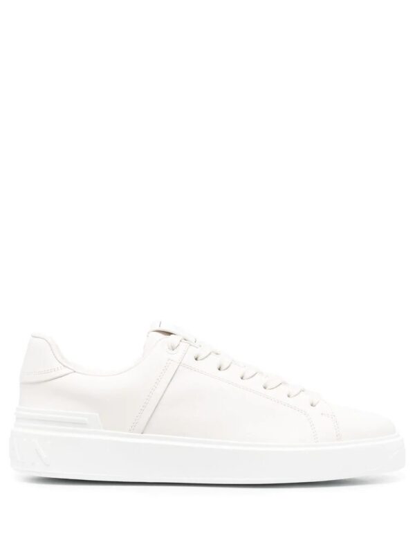 18994337_41669159_1000.jpg Balmain low-top leather sneakers