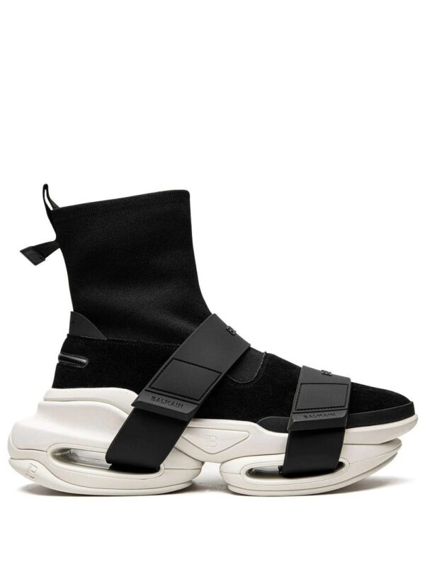 19013769_41457657_1000.jpg Balmain B Bold high-top strap sneakers
