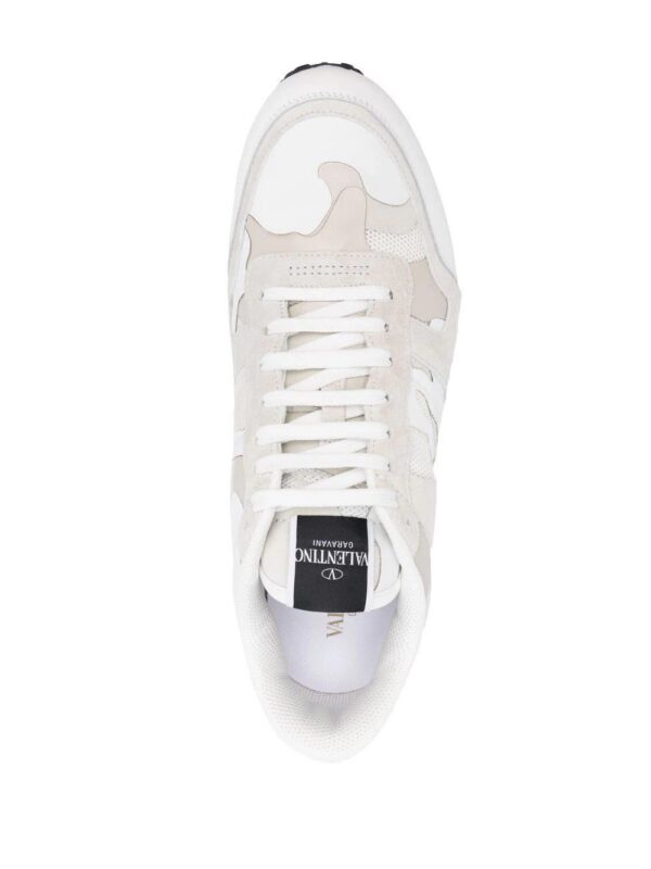 Valentino Garavani  Rockrunner Camouflage leather low-top sneakers