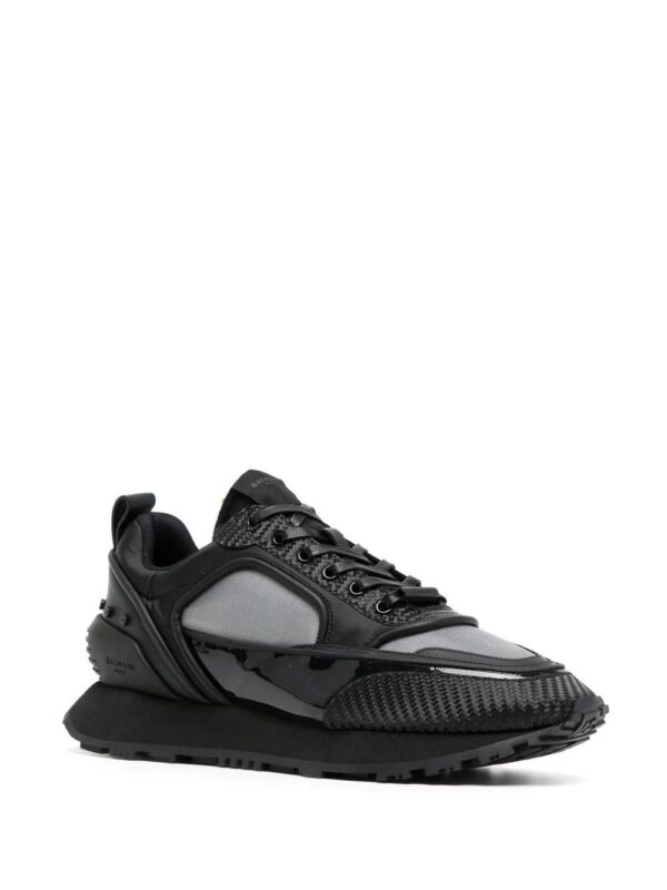 19316459_42698618_1000-1.jpg Balmain Racer panelled design low-top sneakers