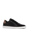 Burberry  Vintage Check panelled leather sneakers