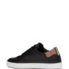 Burberry  Vintage Check panelled leather sneakers