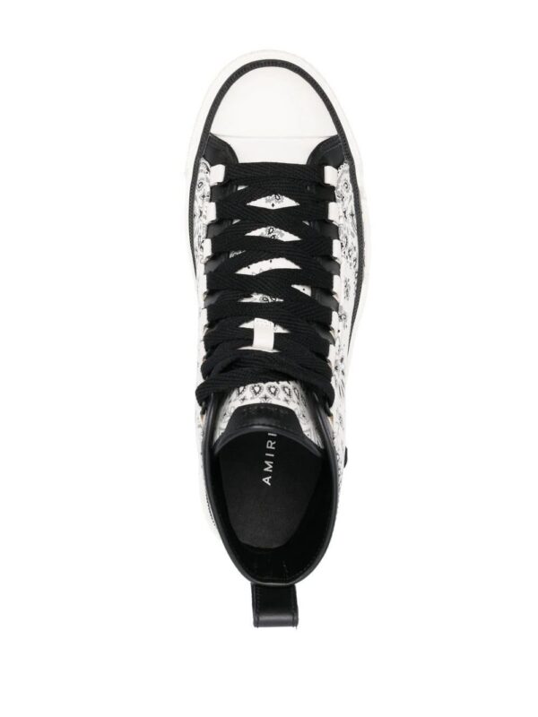 AMIRI  bandana-print high-top sneakers