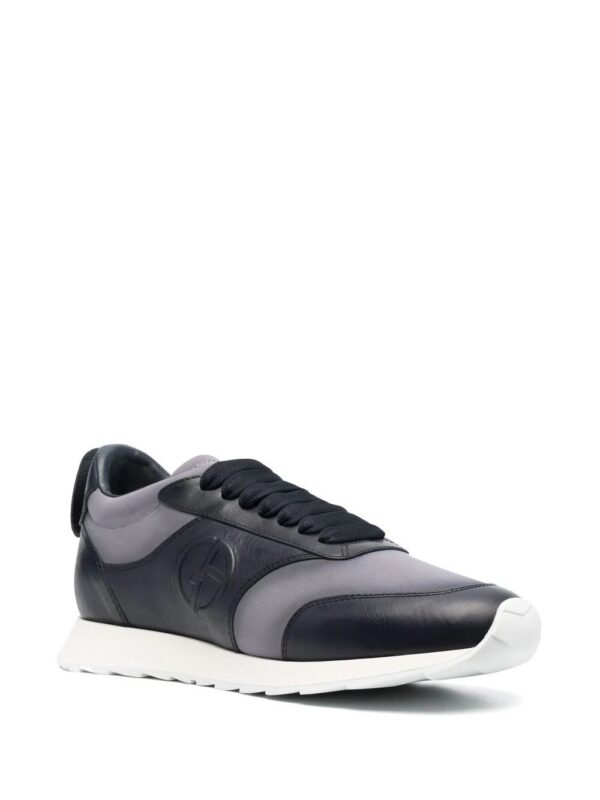 19389726_42651281_1000.jpg Giorgio Armani panelled low-top sneakers