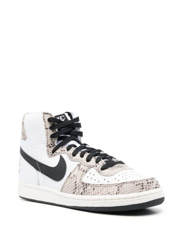 Nike  snakeskin high-top sneakers
