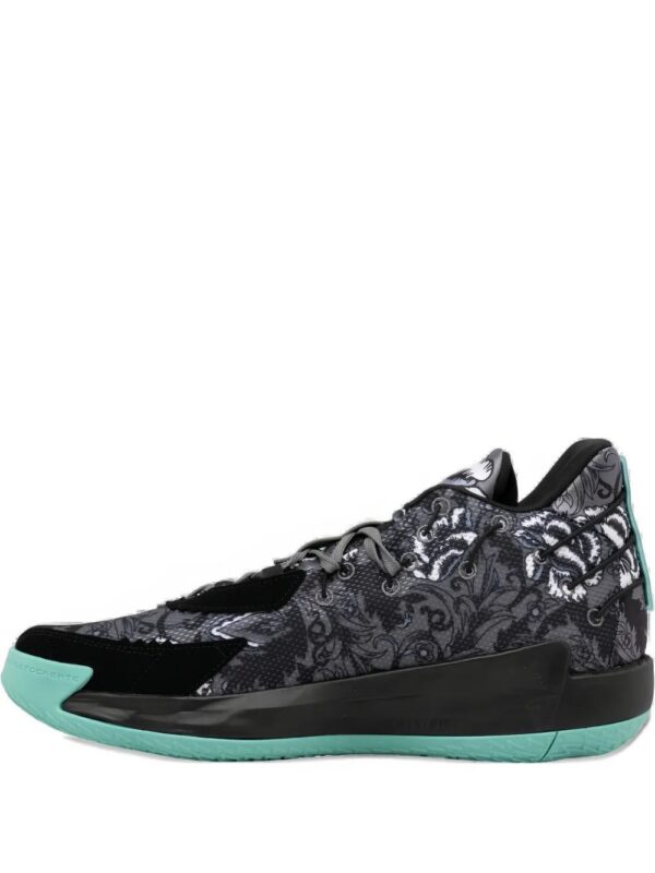 adidas  Dame 7 GCA "Core Black/Grey Four/Acid Mint" sneakers
