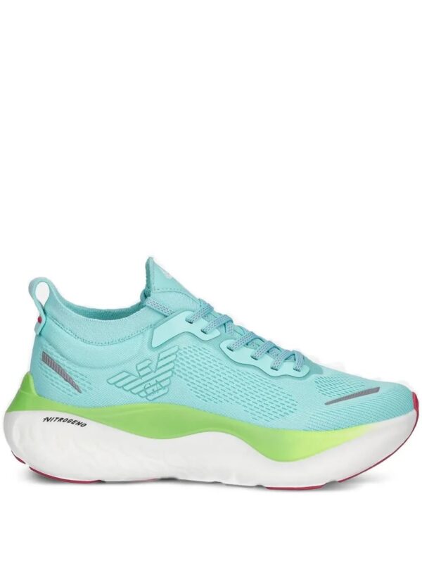 Ea7 Emporio Armani  perforated-detail lace-up sneakers