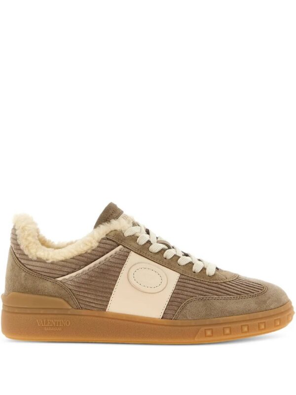 Valentino Garavani  Upvillage ribbed-velvet sneakers