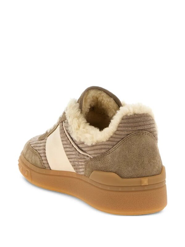 Valentino Garavani  Upvillage ribbed-velvet sneakers