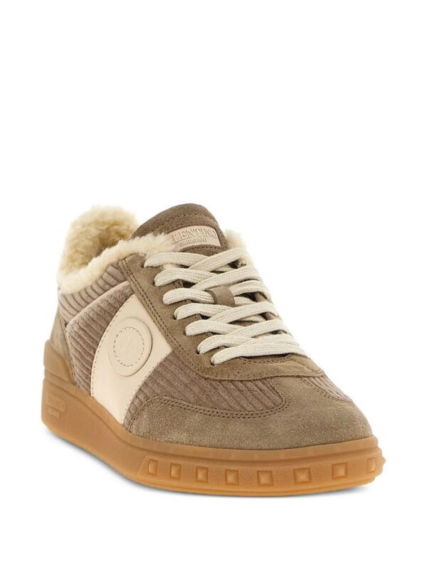 Valentino Garavani  Upvillage ribbed-velvet sneakers