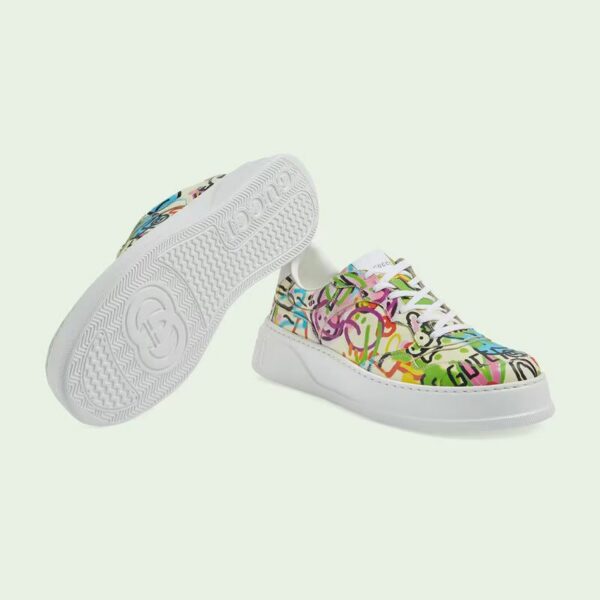 727832_AABKS_9250_015_100_0000_Light-Mens-graffiti-print-platform-sneaker-1.jpg Gucci Men's graffiti print platform sneaker