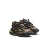 Balmain Unicorn trainers in printed neoprene and leather