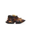 AM0VJ309KOCKEFBF-1.jpg Balmain Unicorn trainers in Fire print neoprene and leather