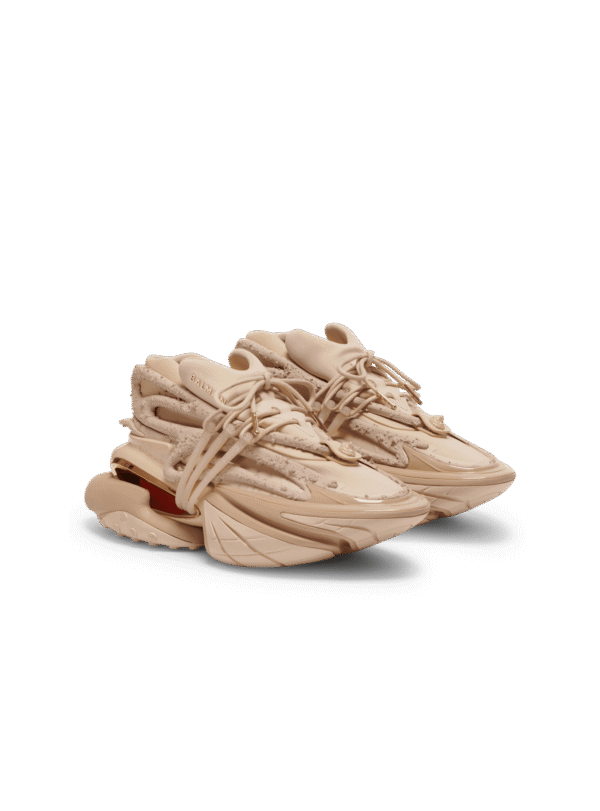 AM1VJ309KESC0CMA-1.png Balmain Unicorn low-top trainers in neoprene and leather