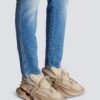 AM1VJ309KESC0CMB-1.jpg Balmain Unicorn low-top trainers in neoprene and leather