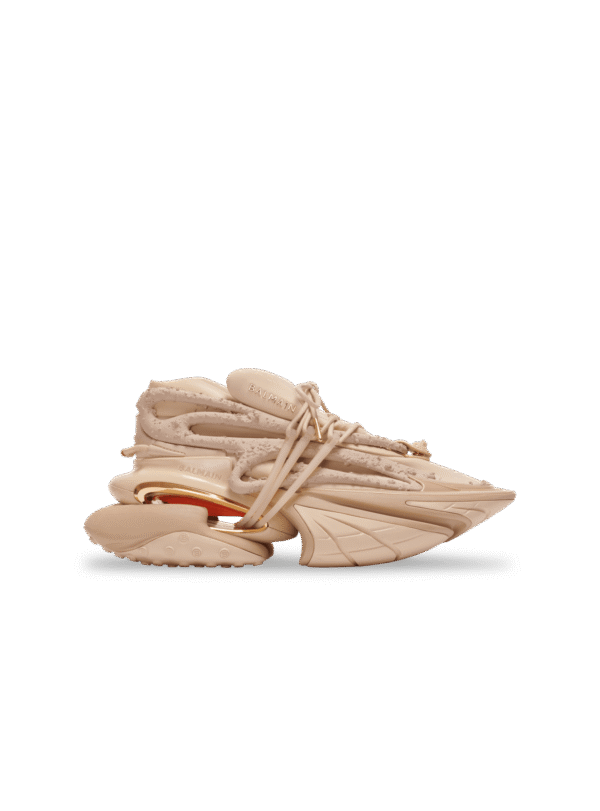 AM1VJ309KESC0CMF-1.png Balmain Unicorn low-top trainers in neoprene and leather