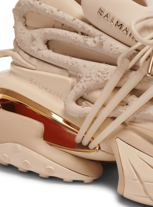 AM1VJ309KESC0CMG-1.png Balmain Unicorn low-top trainers in neoprene and leather