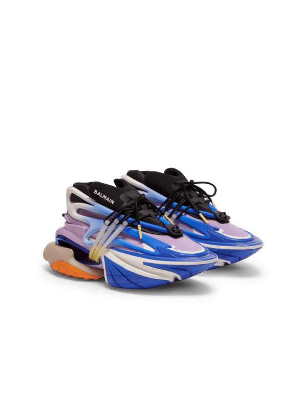 AM1VJ309KNERSFUA.png Balmain Unicorn low-top trainers in neoprene and leather