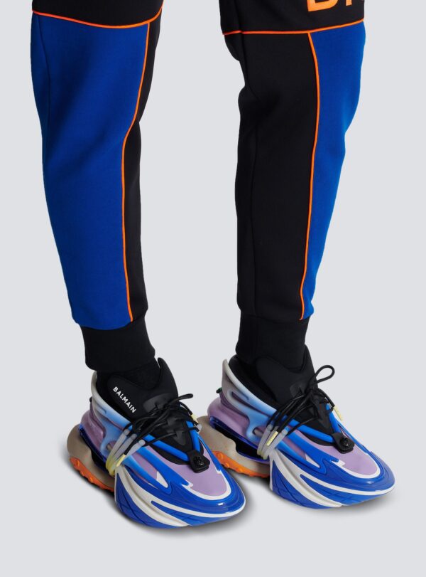 AM1VJ309KNERSFUB.jpg Balmain Unicorn low-top trainers in neoprene and leather