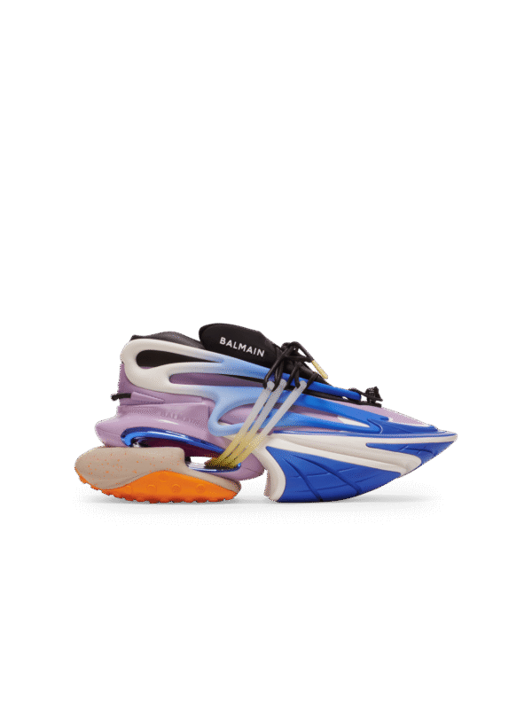 AM1VJ309KNERSFUF.png Balmain Unicorn low-top trainers in neoprene and leather