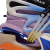 AM1VJ309KNERSFUG.png Balmain Unicorn low-top trainers in neoprene and leather