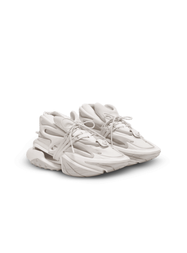 AM1VJ309KNLR0FAA.png Balmain Neoprene and leather Unicorn low-top sneakers