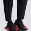 AM1VJ309TNCSEGUB-1.jpg Balmain Unicorn low-top trainers in neoprene and leather