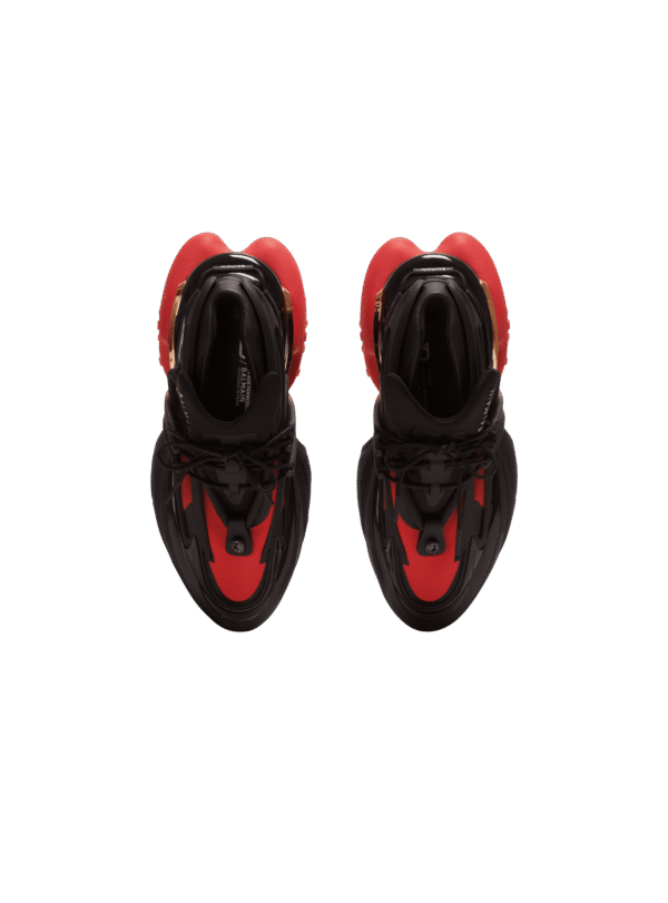 AM1VJ309TNCSEGUC-1.png Balmain Unicorn low-top trainers in neoprene and leather